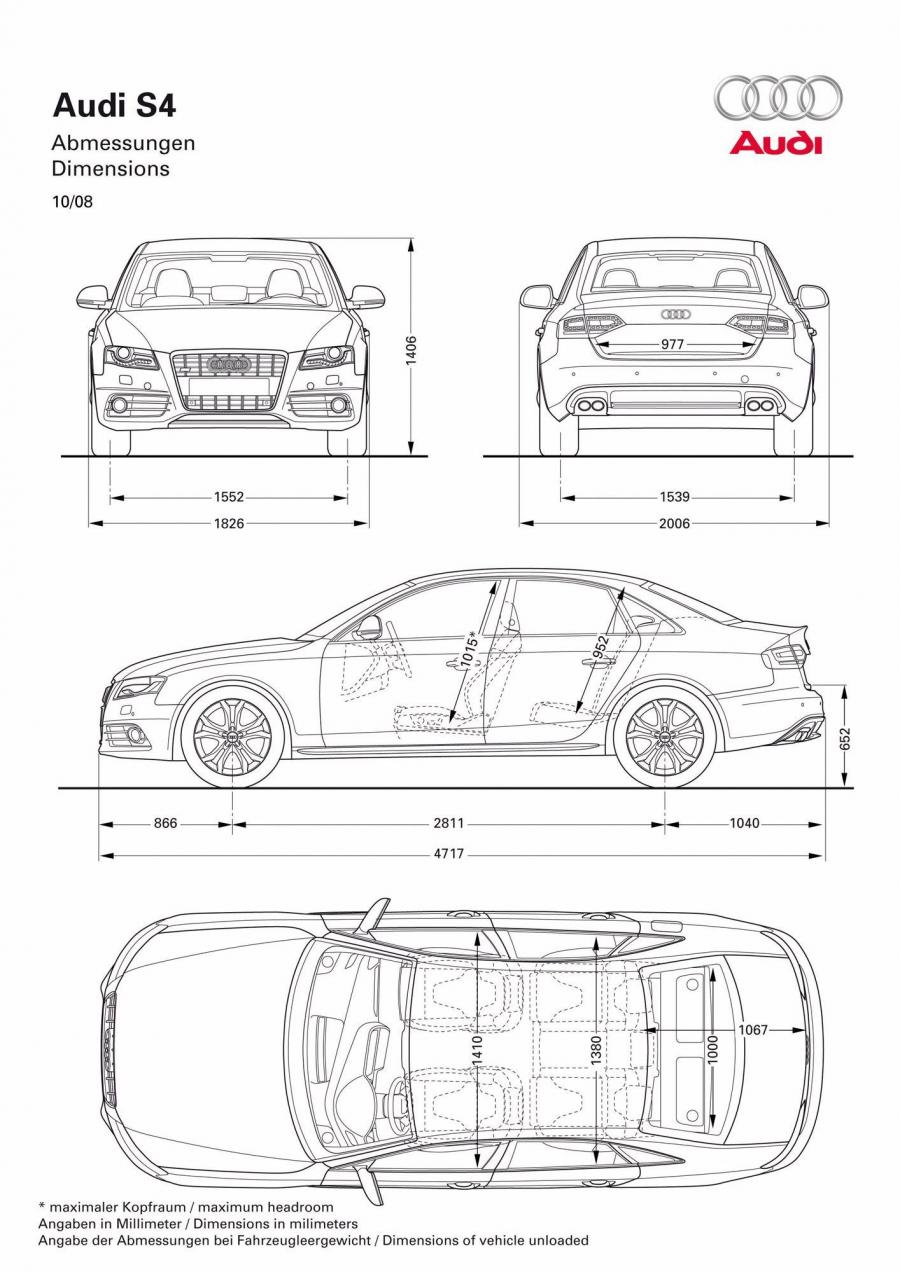 Схема Audi S4 Sedan (B8, 8K) 2009 года  (WW) (фото 48 из 55)